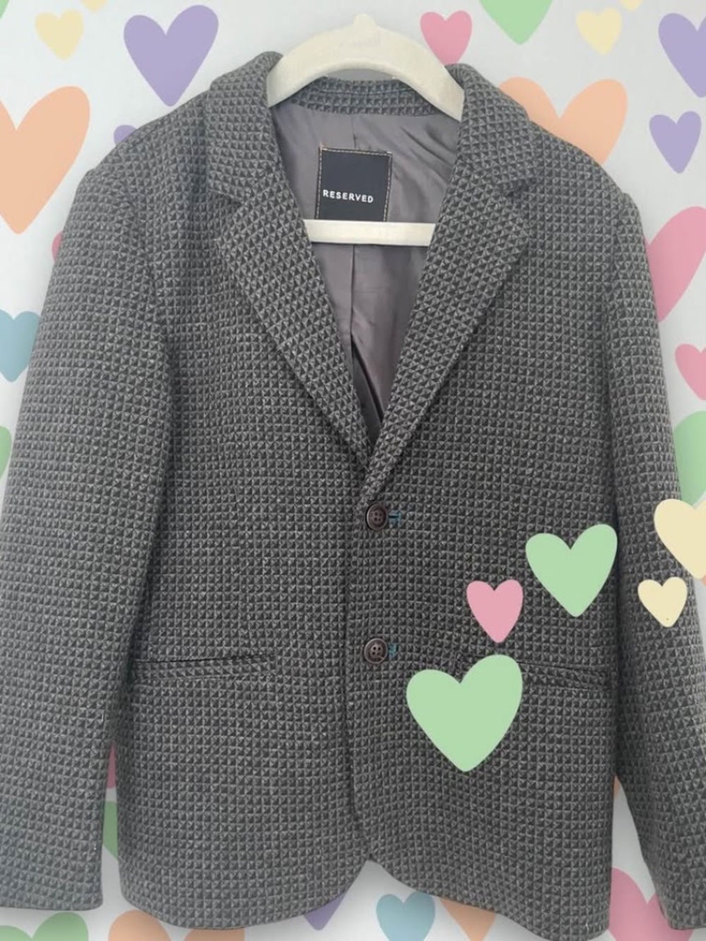 Boys Textured Blazer Jacket | Size 3–4Y (110 cm)